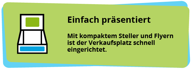 Smell Rebell präsentieren Smell Rebell einfach im Display Karton präsentieren